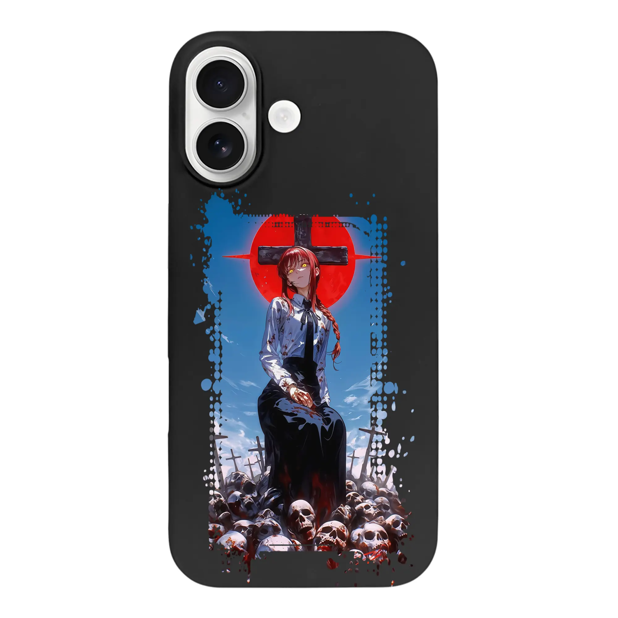 チェンソーマン グッズ,マキマ - iPhone 17 シリーズ シリコンケース 薄型 耐衝撃 指紋防止 ソフトタッチカバー 精密フィット 傷防止 保護ケース iPhone 17/17 Air/17 Pro/17 Pro Max 対応